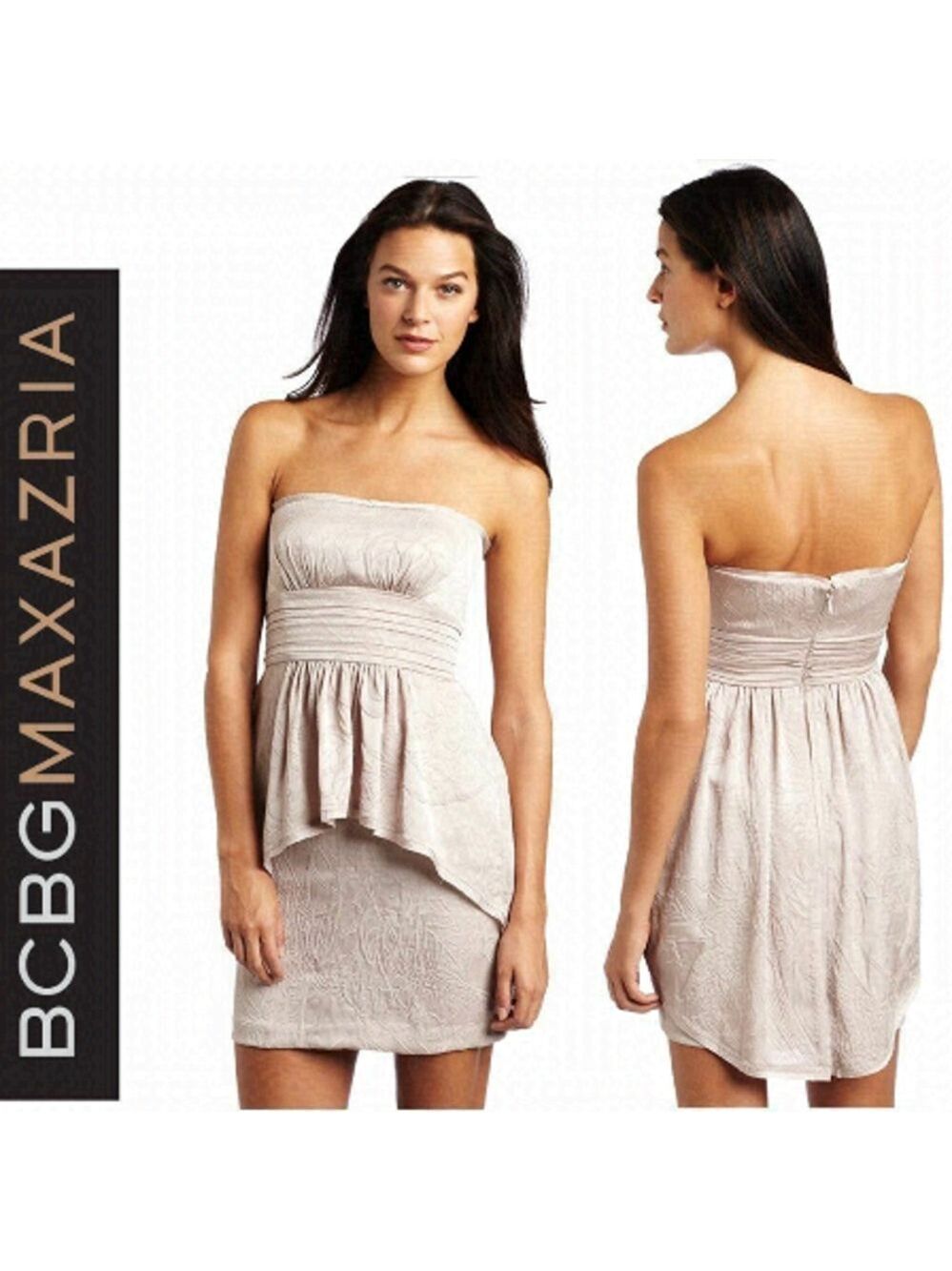 Bcbgmaxazria Karla strapless short dress Sz 2